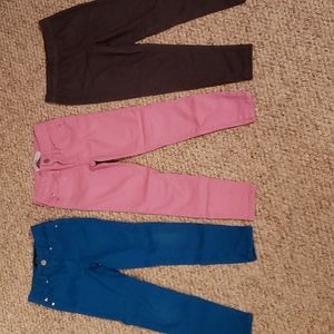 Girls jeans and jeggings, size 7